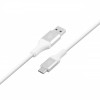 Kabel USB 3.0 - USB C 2m PREMIUM 3A biały TPE -7823775