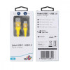 Kabel USB 3.0 - USB C 2m PREMIUM 3A żółty TPE -7823778