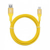 Kabel USB 3.0 - USB C 2m PREMIUM 3A żółty TPE -7823782