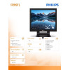 Monitor 17 cali 172B9TL LED Touch DVI HDMI DP-7824935