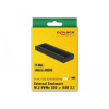 Kieszeń zewnętrzna SSD M.2 NVME USB C 3.1 Gen 2 czarna -782666