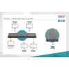 Rozdzielacz (Splitter) Ultra Slim HDMI 1x4 4K 60Hz 3D HDR HDCP 2.2 18 Gbps Micro USB-7829000
