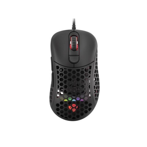 Mysz Xenon 800 lekka 16000 DPI podświetlenie RGB dla graczy lekka Czarna-7821302