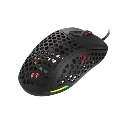 Mysz Xenon 800 lekka 16000 DPI podświetlenie RGB dla graczy lekka Czarna-7821311