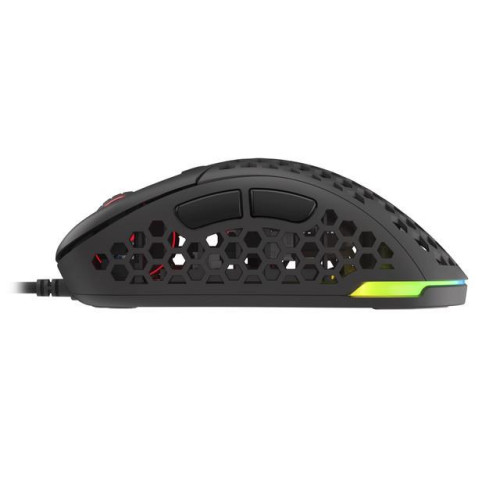 Mysz Xenon 800 lekka 16000 DPI podświetlenie RGB dla graczy lekka Czarna-7821319