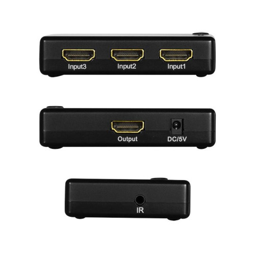 Przełącznik Switch 3x1 HDMI, 1080p 60Hz, z pilotem -7822680