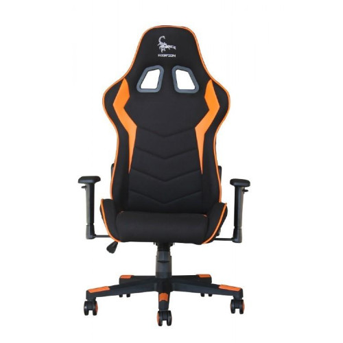 Krzesło gamingowe Scorpion czarno-pomarańczowe-7822766