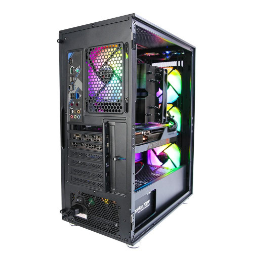 Obudowa I3 Neo ATX Mid Tower RGB 4xwentylator, czarna-7823251