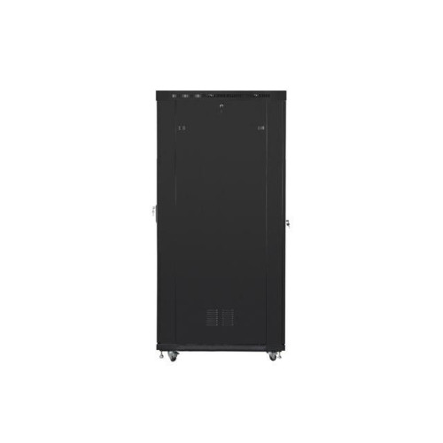 Szafa instalacyjna rack stojąca 19 42U 800x1200 czarna, drzwi szklane LCD (Flat pack)-7823318
