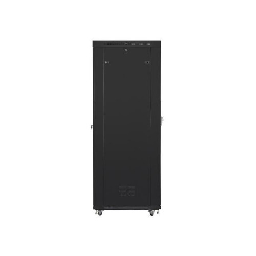 Szafa instalacyjna rack stojąca 19 47U 800x1000 czarna, drzwi szklane LCD (Flat pack)-7823324