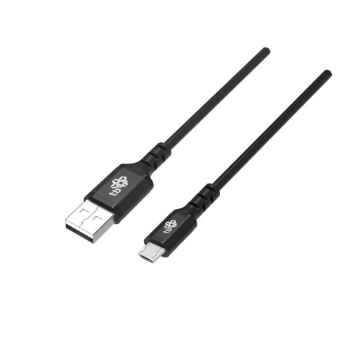 Kabel USB-Micro USB 2m silikonowy czarny Quick Charge-7825090