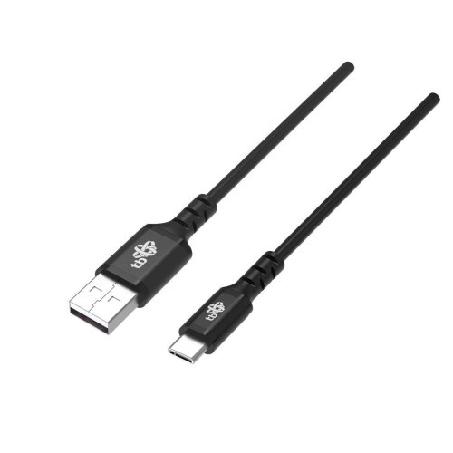Kabel USB-USB C 2m silikonowy czarny Quick Charge -7825091