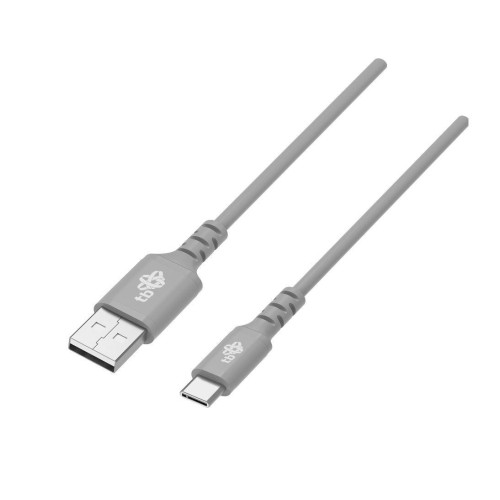 Kabel USB-USB C 2m silikonowy szary Quick Charge -7825092