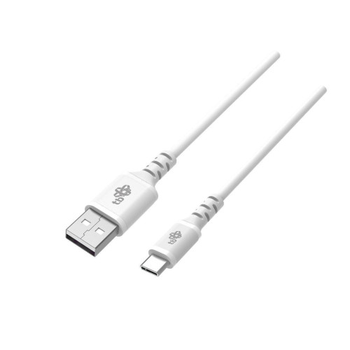 Kabel USB-USB C 2m silikonowy biały Quick Charge -7825093