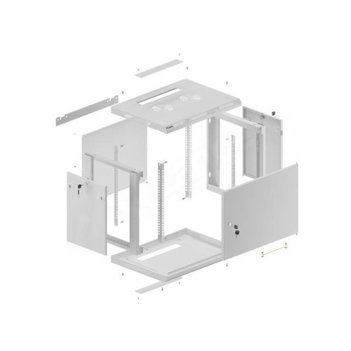 Szafa wisząca 19 9U 600x450 sz WF01-6409-00S-7825231