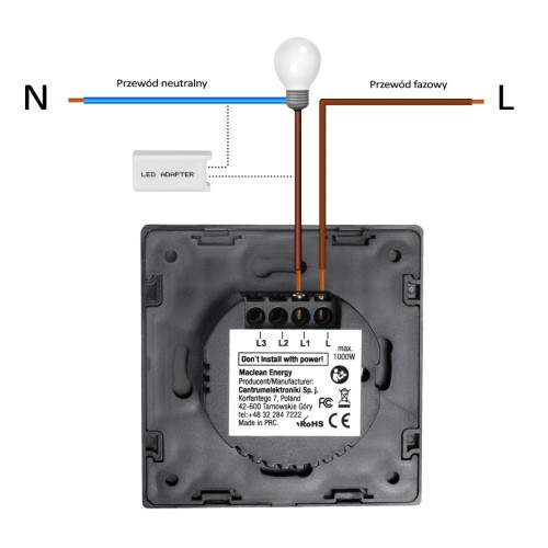 Dotykowy włącznik światła MCE705W -7826270