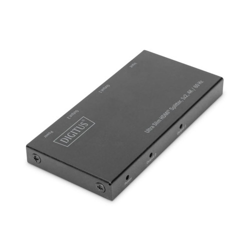 Rozdzielacz (Splitter) Ultra Slim HDMI 1x2 4K 60Hz 3D HDR HDCP 2.2 18 Gbps Micro USB-7828986