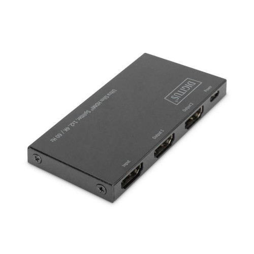 Rozdzielacz (Splitter) Ultra Slim HDMI 1x2 4K 60Hz 3D HDR HDCP 2.2 18 Gbps Micro USB-7828987