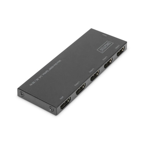 Rozdzielacz (Splitter) Ultra Slim HDMI 1x4 4K 60Hz 3D HDR HDCP 2.2 18 Gbps Micro USB-7828994
