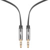 Kabel 3.5mm MiniJack M/M czarny 1.2m -7830545