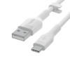 Kabel BoostCharge USB-A do USB-C silikonowy 1m, biały-7837637
