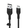 Kabel BoostCharge USB-A do USB-C silikonowy 2m, czarny-7837668