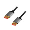 Kabel DisplayPort 8K/60 Hz,DP/M do DP/M aluminiowy 1m -7837840