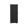 Szafa instalacyjna rack stojąca 19 cali 37U 800x1000 czarna drzwi perforowane LCD ( Flat pack) -7839530