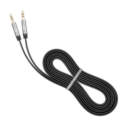 Kabel 3.5mm MiniJack M/M czarny 1.2m -7830541