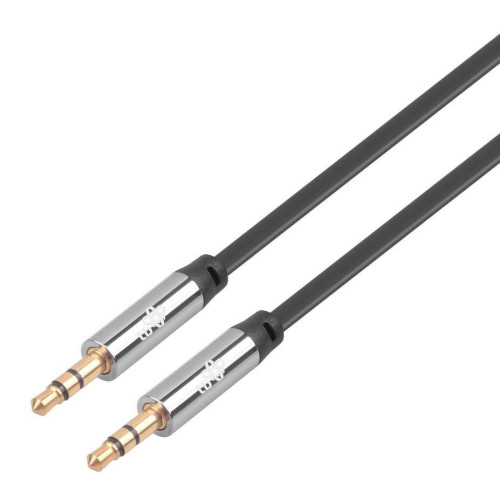 Kabel 3.5mm MiniJack M/M czarny 1.2m -7830543