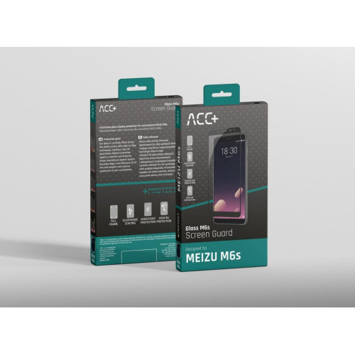 Szkło ochronne 9H MEIZU M6S czarne-783145