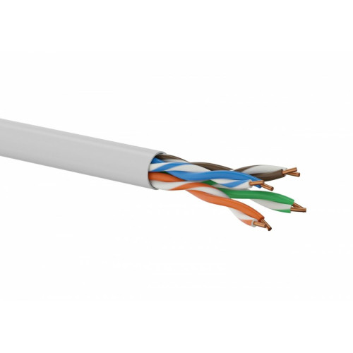 Kabel U/UTP typu linka kat.5E PVC Szary 100m - 25 lat gwarancji-7832563