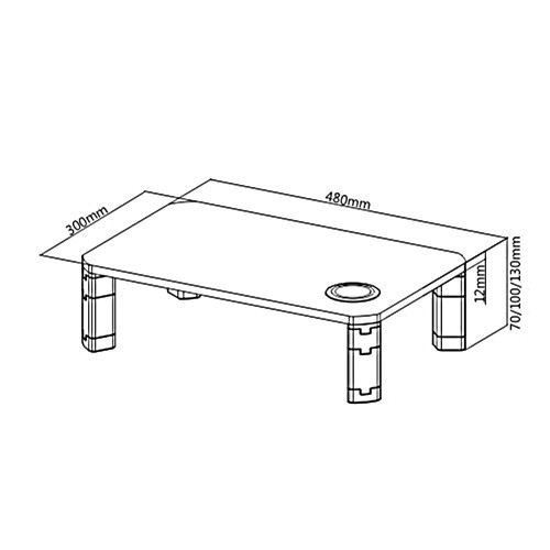 Podstawka pod monitor Ergo Office ER-415 -7835389