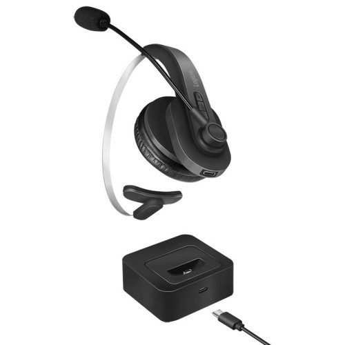Słuchawka Bluetooth z mikrofonem, stacja ładowania-7837053