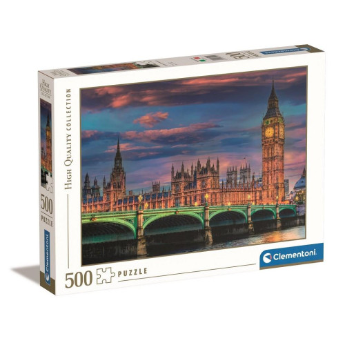Puzzle 500 elementów High Quality, Parlament londyński-7837439