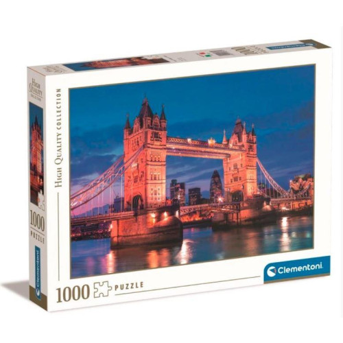 Puzzle 1000 elementów High Quality, Tower Bridge w nocy-7837467