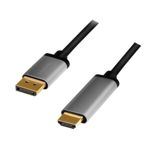 Kabel DisplayPort 4K/60 Hz,DP do HDMI aluminiowy 2m -7837843
