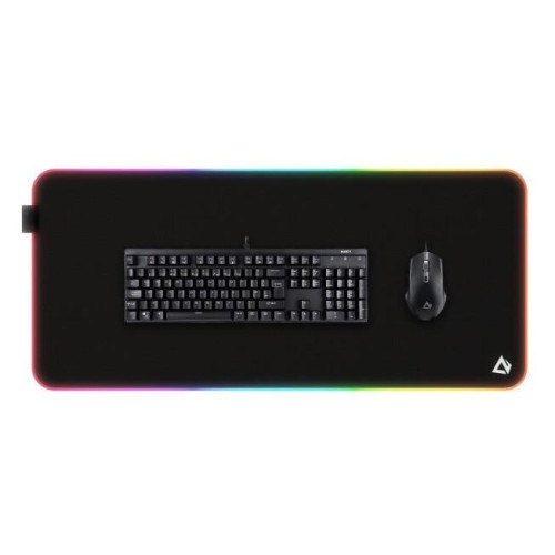 KM-P7 RGB XXL gamingowa podkładka pod mysz i klawiaturę | 900x400x4mm | wodoodporna | gumowany spód | aplikacja G-aim Control Center-7839015