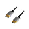 Kabel HDMI 4K/60Hz, aluminium 1m Czarny-7840124