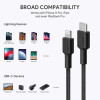 CB-CL03 Black nylonowy kabel Lightning-USB C | USB Power Delivery USB-PD | 2m | certyfikat MFi Apple-7844140