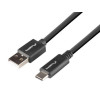 Kabel USB-C(M)->USB-A(M) 2.0 1.8m czarny BOX QC 3.0 -7845282