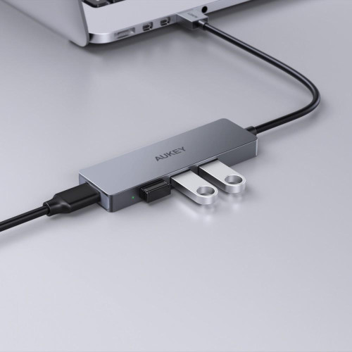 CB-H36 aluminiowy HUB USB-A | Ultra Slim | 4w1 | 4xUSB 3.0 | 5Gbps-7843745
