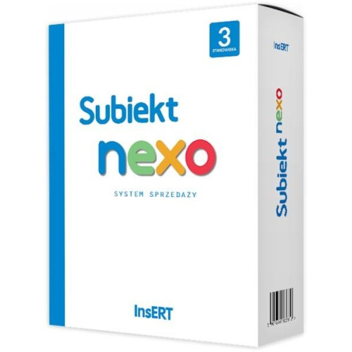 Oprogramowanie Subiekt NEXO 3 stanowiska SN3LE-7843837