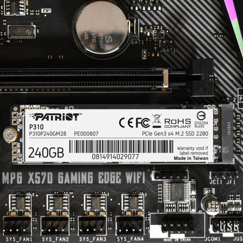 Dysk SSD P310 240GB M.2 2280 1700/1000 PCIe NVMe Gen3 x 4-7844228