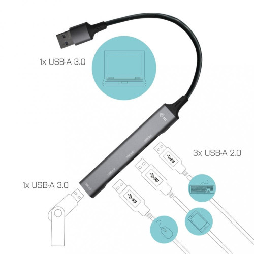 Hub USB 3.0 1x USB 3.0 + 3x USB 2.0-7848012
