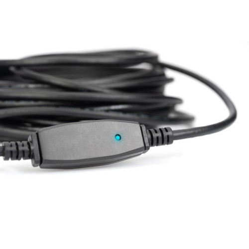 Kabel przedłużający USB 3.0 SuperSpeed Typ USB A/USB A M/Ż aktywny 20m Czarny-7849998