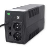 Zasilacz awaryjny UPS | Monolith | 650VA | 360W | LCD | USB | RJ45 -7850905