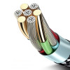 Kabel lightning fast charge 2.4A MCE481 Czarny-7852247