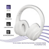 Słuchawki bezprzewodowe z mikrofonem | BT 5.0 AB | Białe -7855317