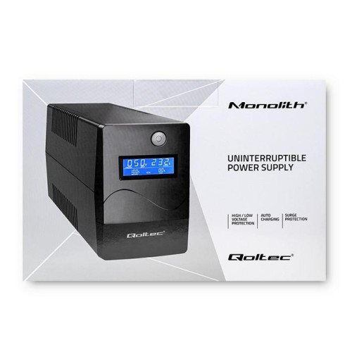 Zasilacz awaryjny UPS | Monolith | 650VA | 360W | LCD | USB | RJ45 -7850907